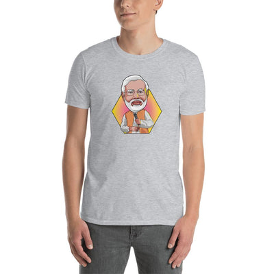Men's Round Neck T Shirt - Narendra Modi- Peaceful
