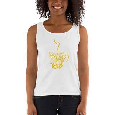 Women's Missy Fit Tank top - Herbal tea tastes better when its coffee