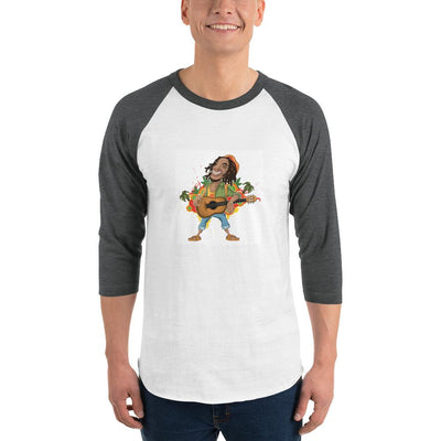 Men's 3/4th Sleeve Raglan T- Shirt - Ravishing Rockstar