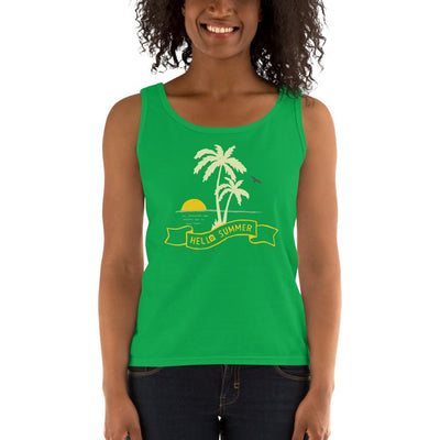 Women's Missy Fit Tank top - Hello Summer