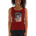 Women's Missy Fit Tank top - Proud to be an American- Eagle & Flag