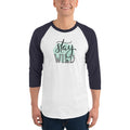 Men's 3/4th Sleeve Raglan T- Shirt - Call of the Wild