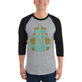 Men's 3/4th Sleeve Raglan T- Shirt - A Thousand Miles