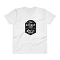 Men's V- Neck T Shirt - Barber Shop - Best in Town