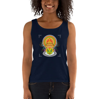Women's Missy Fit Tank top - Onam- Kathakali Mask
