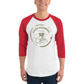 Men's 3/4th Sleeve Raglan T- Shirt - Good Morning- Drink Coffee