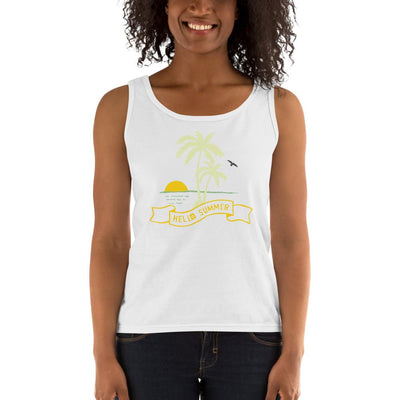 Women's Missy Fit Tank top - Hello Summer