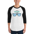 Men's 3/4th Sleeve Raglan T- Shirt - A sun-kissed Life: