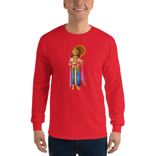 Men's Long Sleeve T-Shirt - Onam- Kerala Snapshot
