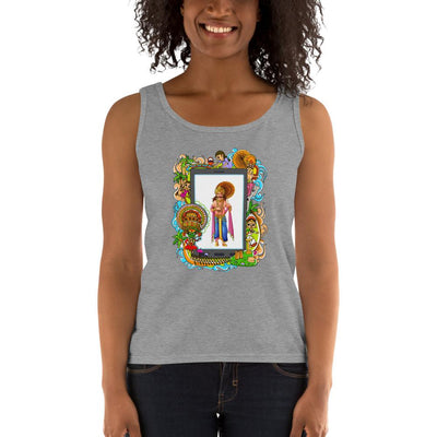 Women's Missy Fit Tank top - Onam- Mahabali