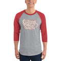 Men's 3/4th Sleeve Raglan T- Shirt - Good days start with coffee