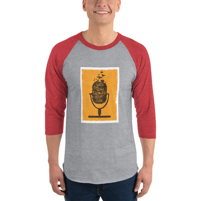 Men's 3/4th Sleeve Raglan T- Shirt - Am feeling Fine