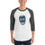 Men's 3/4th Sleeve Raglan T- Shirt - Rock o Magic