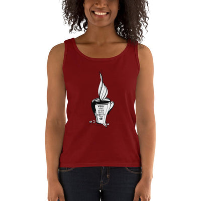 Women's Missy Fit Tank top - Good days start with coffee & you - mug