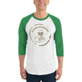 Men's 3/4th Sleeve Raglan T- Shirt - Good Morning- Drink Coffee