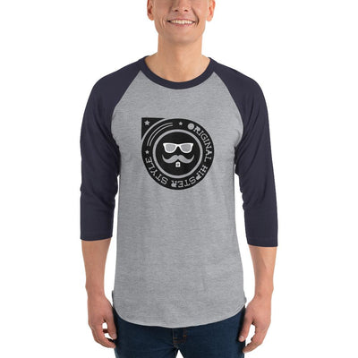 Men's 3/4th Sleeve Raglan T- Shirt - Original Hipster Style