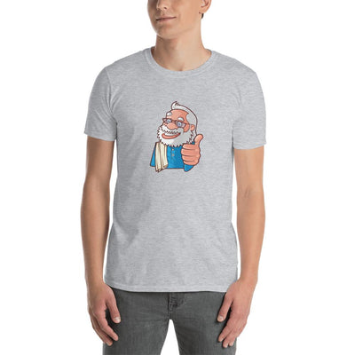 Men's Round Neck T Shirt - Namo- Cartoon -Thumbs up