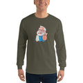 Men's Long Sleeve T-Shirt - Namo- Cartoon -Thumbs up