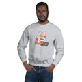 Unisex Crewneck Sweatshirt - Narendra Modi- Laptop Cartoon