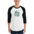 Men's 3/4th Sleeve Raglan T- Shirt - Call of the Wild