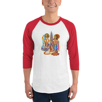 Men's 3/4th Sleeve Raglan T- Shirt - Onam- Celebration of Homecoming