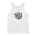 Men's Classic Tank Top - Eagle Doodle- Black & White