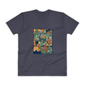 Men's V- Neck T Shirt - Onam Graffiti