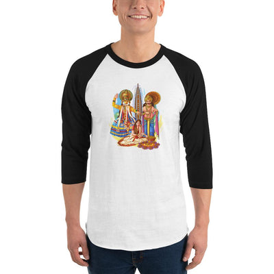 Men's 3/4th Sleeve Raglan T- Shirt - Onam- Celebration of Homecoming