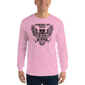 Men's Long Sleeve T-Shirt - Black Eagle- American