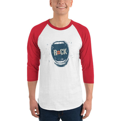 Men's 3/4th Sleeve Raglan T- Shirt - Rock o Magic