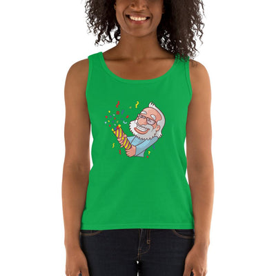 Women's Missy Fit Tank top - Narendra Modi- Party Popper