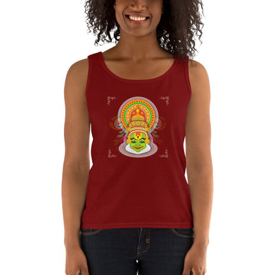 Women's Missy Fit Tank top - Onam- Kathakali Mask