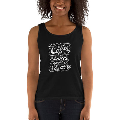 Women's Missy Fit Tank top - Coffee is always a good idea