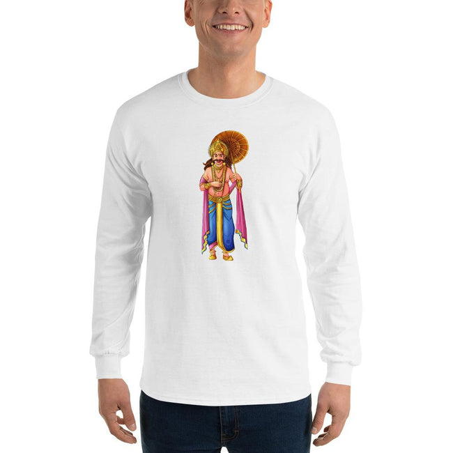 Men's Long Sleeve T-Shirt - Onam- Kerala Snapshot