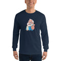 Men's Long Sleeve T-Shirt - Namo- Cartoon -Thumbs up