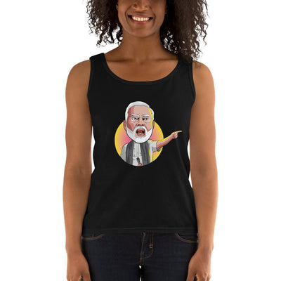 Women's Missy Fit Tank top - Narendra Modi- Angry