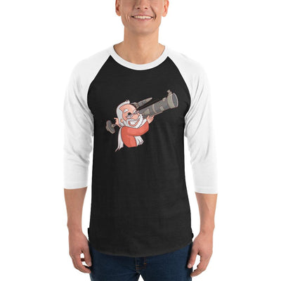 Men's 3/4th Sleeve Raglan T- Shirt - Narendra Modi- Warrior