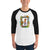 Men's 3/4th Sleeve Raglan T- Shirt - Onam- Mahabali