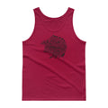 Men's Classic Tank Top - Eagle Doodle- Black & White