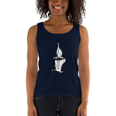 Women's Missy Fit Tank top - Good days start with coffee & you - mug