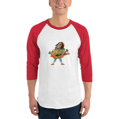 Men's 3/4th Sleeve Raglan T- Shirt - Ravishing Rockstar