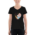 Women's V-Neck T-shirt - Narendra Modi- Party Popper