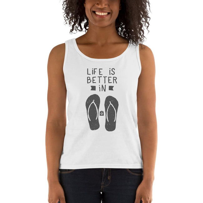 Women's Missy Fit Tank top - Flip-Flop through Life