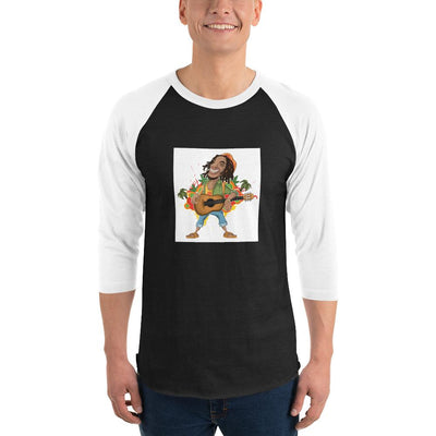 Men's 3/4th Sleeve Raglan T- Shirt - Ravishing Rockstar