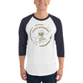 Men's 3/4th Sleeve Raglan T- Shirt - Good Morning- Drink Coffee