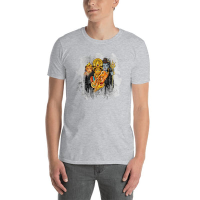 MEN'S ROUND NECK T SHIRT- Matrirupena Durga– The Mother in Her