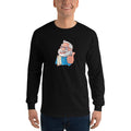 Men's Long Sleeve T-Shirt - Namo- Cartoon -Thumbs up