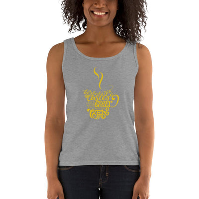 Women's Missy Fit Tank top - Herbal tea tastes better when its coffee