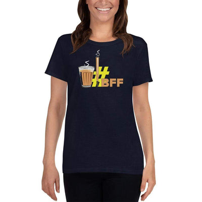 Navy / S Bengali Heavy Cotton Short Sleeve T-Shirt -BFF