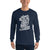 Navy / S Bengali Ultra Cotton Long Sleeve T-Shirt -Bengal